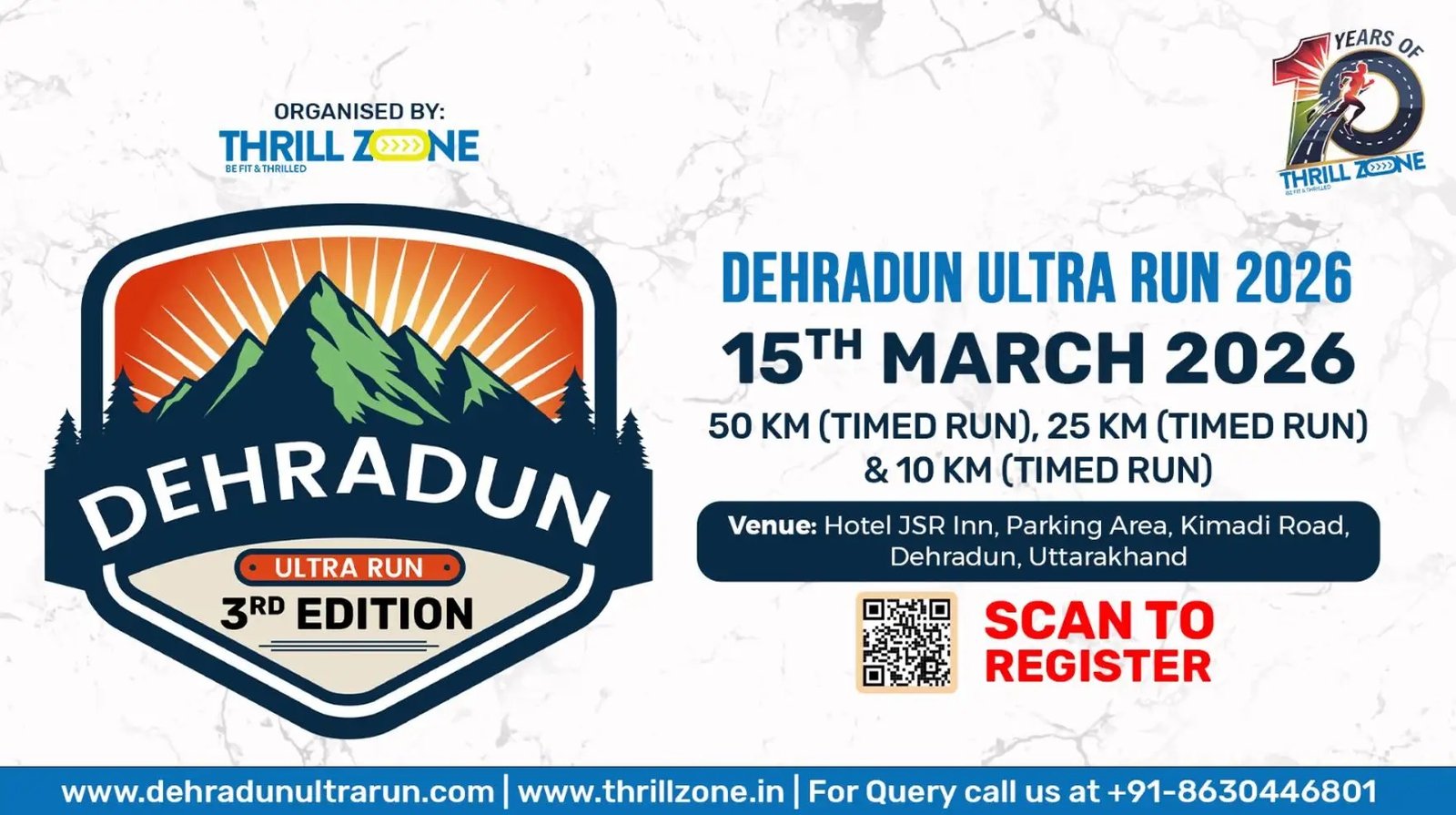 DEHRADUN ULTRA RUN 2026 (3RD EDITION)